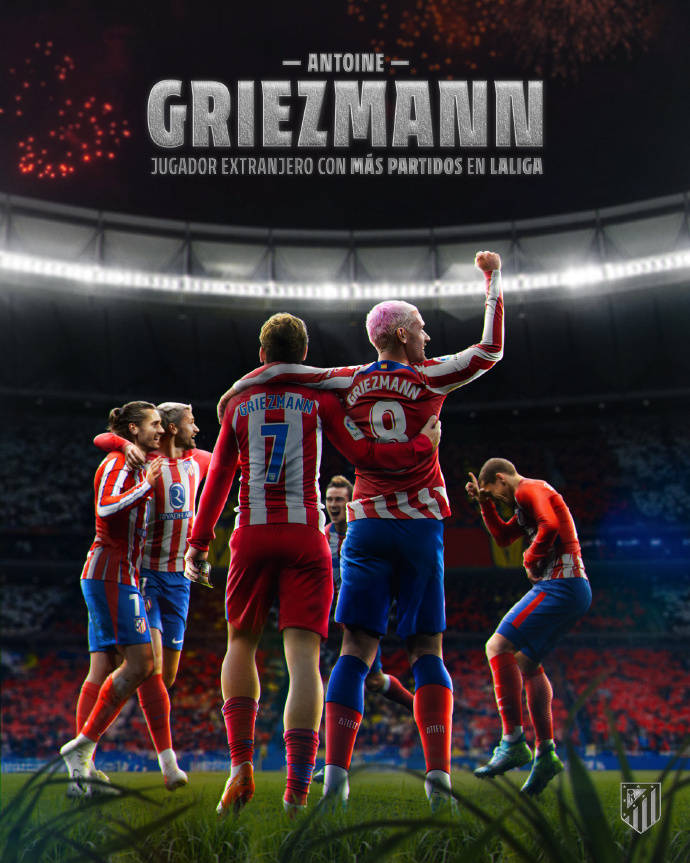 格列兹曼破门，马德里竞技取得胜利