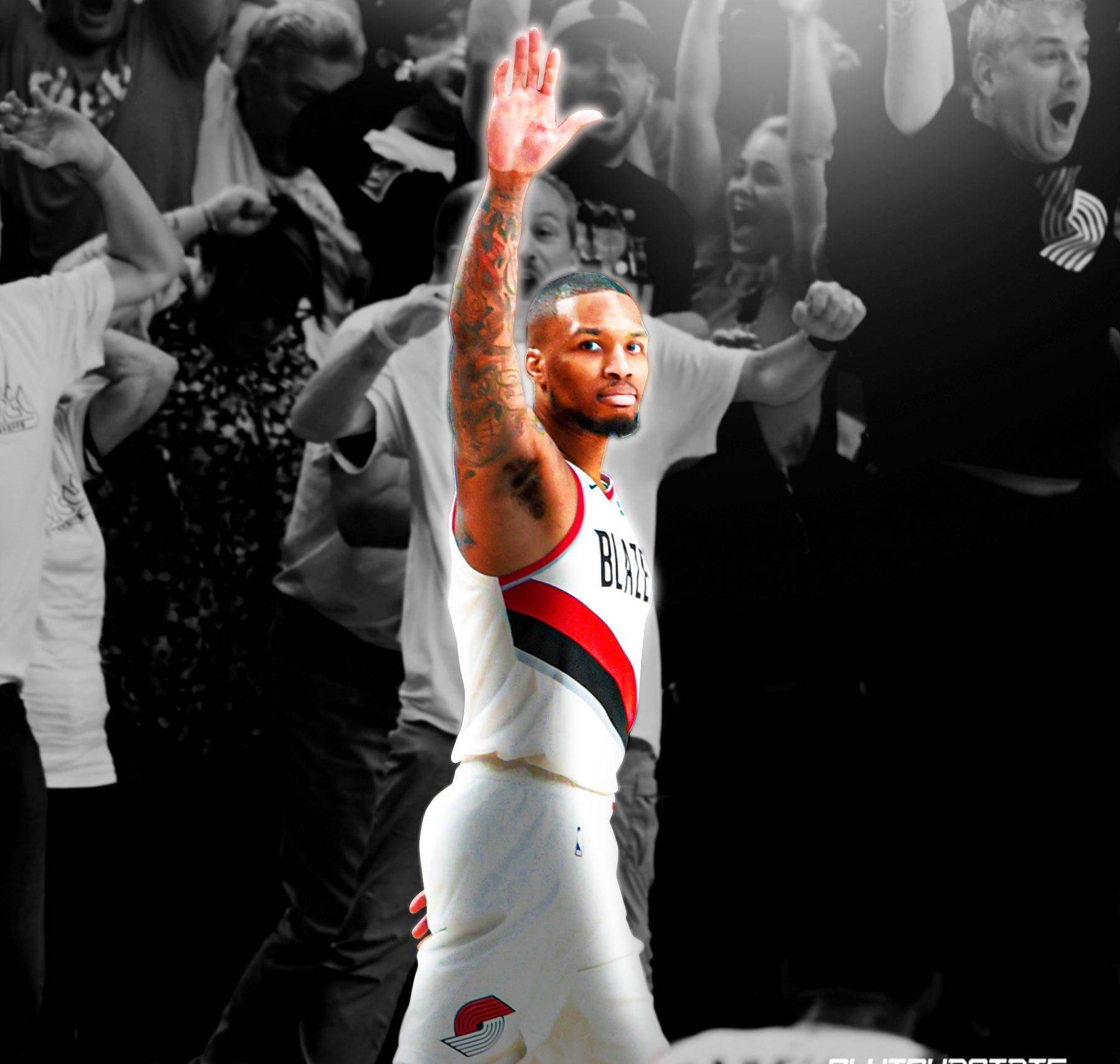 开拓者大胜国王，利拉德单场独得35+分